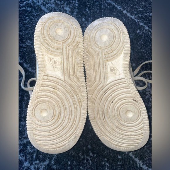 Kids White Air Force One Running Shoes 11.5 Toddler Sneakers - Picture 6 of 9